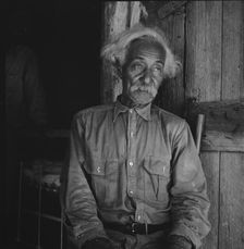 Bob Lemmons, Carrizo Springs, Texas. Born a slave about 1850, south of San Antonio, 1936. Creator: Dorothea Lange