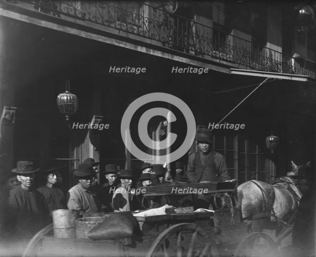 Bob Lim and brother, Chinatown, San Francisco, between 1896 and 1906. Creator: Arnold Genthe.