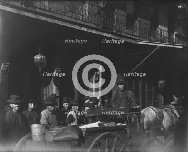 Bob Lim and brother, Chinatown, San Francisco, between 1896 and 1906. Creator: Arnold Genthe.