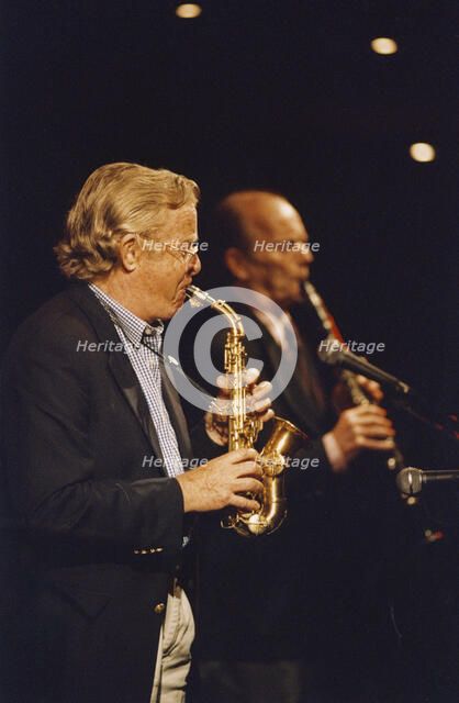 Bob Wilber and Bobby Gordon, Nairn International Jazz Festival, Scotland, 2004. Creator: Brian Foskett.