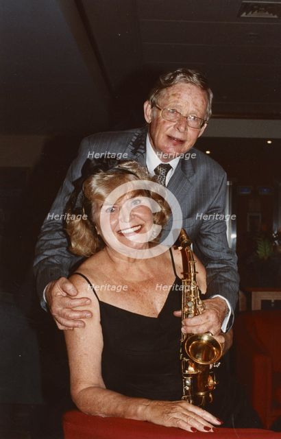 Bob Wilber and Joanne 'Pug' Horton Blackpool Jazz Party 2007. Creator: Brian Foskett.