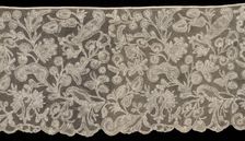 Bobbin Lace Flounce, 18th century. Creator: Unknown