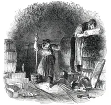 Bobbing the Beer, 1850. Creator: Unknown