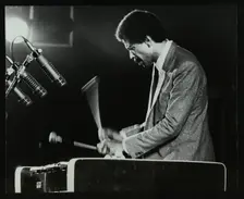 Bobby Hutcherson playing the vibraphone at the Bracknell Jazz Festival, Berkshire, 1983. Creator: Denis Williams