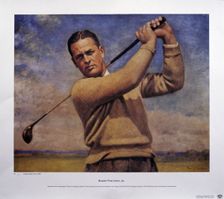 Bobby Jones (1902-72), three times Open Champion, 1992. Creator: Unknown