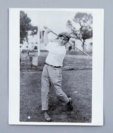Bobby Jones (1902-72), American golfer, 1920s