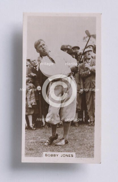 Bobby Jones (1902-72), American golfer, c1920s. Artist: Unknown