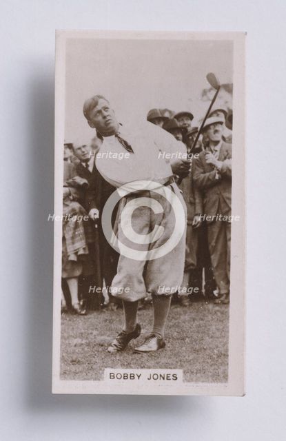 Bobby Jones (1902-72), American golfer, c1920s. Creator: Unknown.