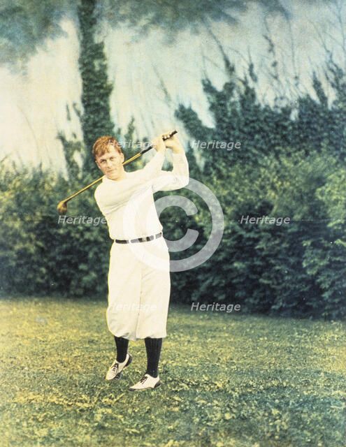 Bobby Jones, American golfer, 1928. Artist: Unknown