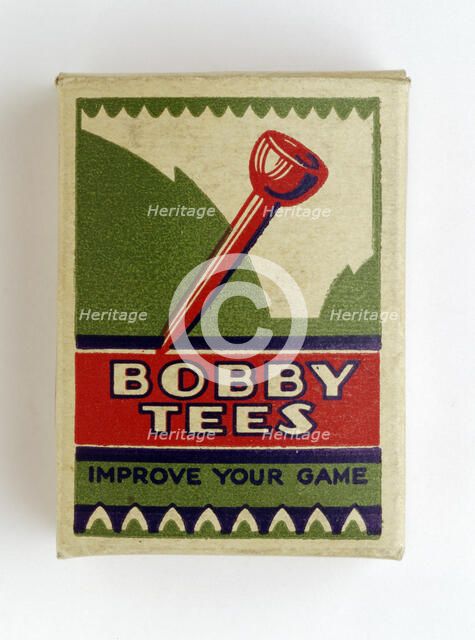Bobby Jones Golf Tees, c1930s. Artist: Unknown