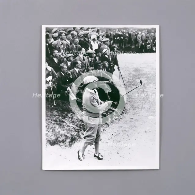 Bobby Jones playing a shot, c1920s. Creator: Unknown.