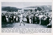 Bobby Jones playing golf at the Shenvalee Hotel, Virginia, USA, 1930. Creator: Unknown