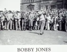 Bobby Jones teeing off, c1920s. Creator: Unknown
