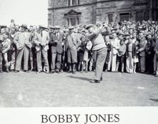 Bobby Jones teeing off, c1920s. Creator: Unknown