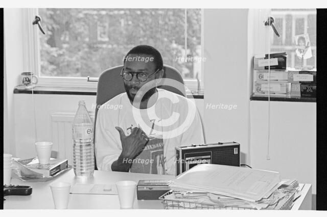 Bobby McFerrin, EMI, London, 1988.  Artist: Brian O'Connor.