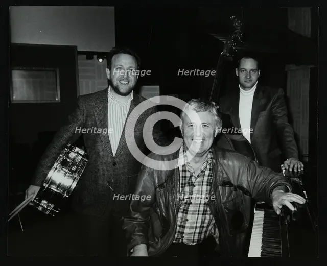 Bobby Worth, Brian Dee and Mario Castronari at Lansdowne Studios, Holland Par Creator: Denis Williams.