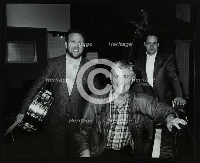 Bobby Worth, Brian Dee and Mario Castronari at Lansdowne Studios, Holland Par Creator: Denis Williams.