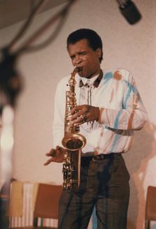 Bobby Watson, 29th Street Saxophone Quartet, Cambridge, 1989. Creator: Brian Foskett