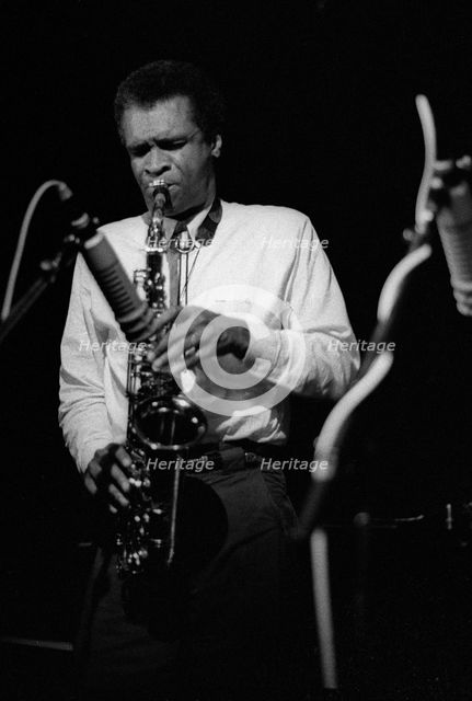 Bobby Watson, Ronnie Scott's, Soho, London, November, 1989.   Artist: Brian O'Connor.