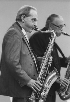 Bobby Wellins and Bob Wilber, Cleethorpes Jazz Festival, 2007. Creator: Brian Foskett