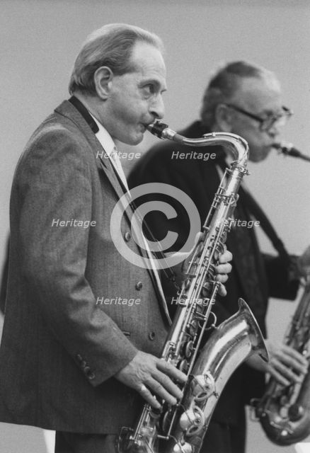 Bobby Wellins and Bob Wilber, Cleethorpes Jazz Festival, 2007. Creator: Brian Foskett.
