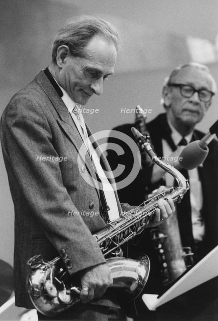 Bobby Wellins and Bob Wilber, Cleethorpes Jazz Festival, 2007. Creator: Brian Foskett.