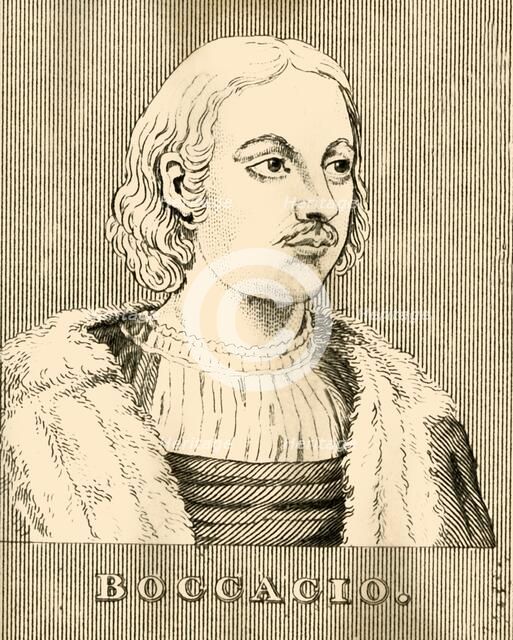 'Boccacio', (1313-1375), 1830. Creator: Unknown.