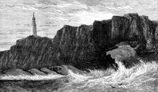 Boca do Inferno, scene of the accident to the Queen of Portugal and her children, 1873. Creator: RCH