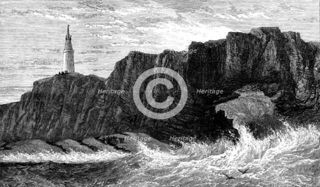Boca do Inferno, scene of the accident to the Queen of Portugal and her children, 1873. Creator: RCH.