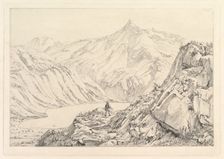 Bockhart Lake (Der Bockhardsee), early 19th century. Creator: Johann Christian Erhard