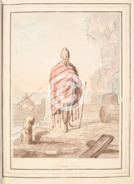 Bochinese Venice, leaf from 'A Collection of Dresses by David Allan Mostly from Nature', 1776. Creator: David Allan.