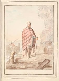 Bochinese Venice, leaf from A Collection of Dresses by David Allan Mostly from Nature 1776. Creator: David Allan