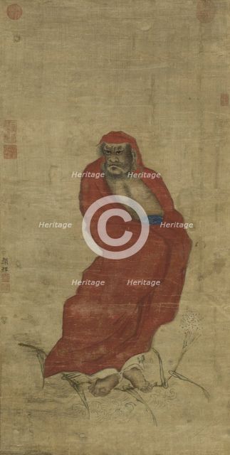 Bodhidharma crossing the Yangzi jiang, between 1200 and 1399. Creator: Yan Hui.