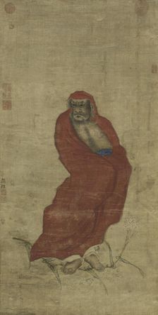 Bodhidharma crossing the Yangzi jiang, between 1200 and 1399. Creator: Yan Hui