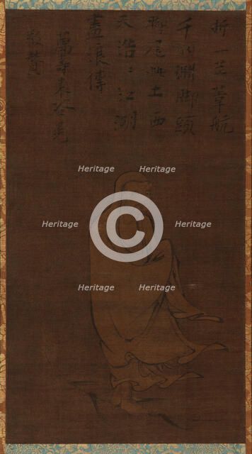 Bodhidharma Crossing the Yangzi on a Reed, 15th century. Creator: Unknown.