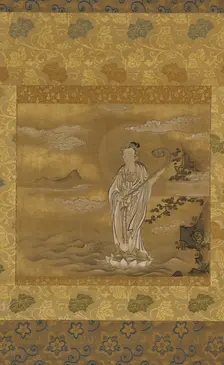Bodhisattva crossing the sea, Edo period, 17th century. Creator: Kanô Tan'yû