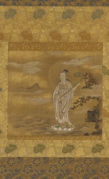 Bodhisattva crossing the sea, Edo period, 17th century. Creator: Kanô Tan'yû