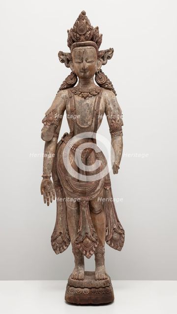 Bodhisattva Amoghapasha Lokeshvara, 15th century. Creator: Unknown.