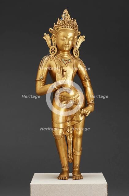 Bodhisattva, about 1700. Creator: Unknown.
