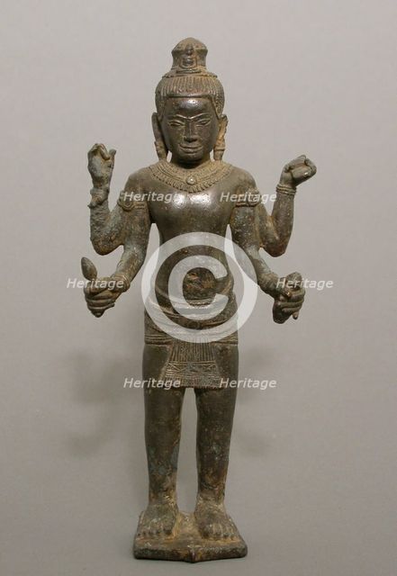 Bodhisattva Avalokiteshvara, Angkor period, late 12th/early 13th century. Creator: Unknown.
