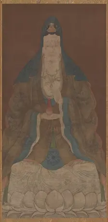 Bodhisattva Avalokiteshvara (Guanyin) with vase and willow twig, Ming dynasty, 1368-1644. Creator: Unknown