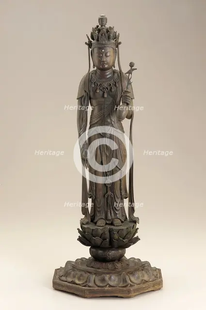 Bodhisattva Avalokiteshvara (Kannon), Heian period, late 12th century. Creator: Unknown.