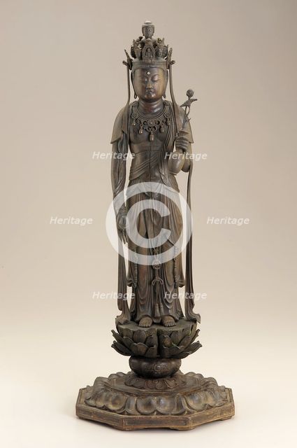 Bodhisattva Avalokiteshvara (Kannon), Heian period, late 12th century. Creator: Unknown.