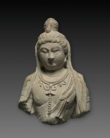 Bodhisattva, early 700s. Creator: Unknown