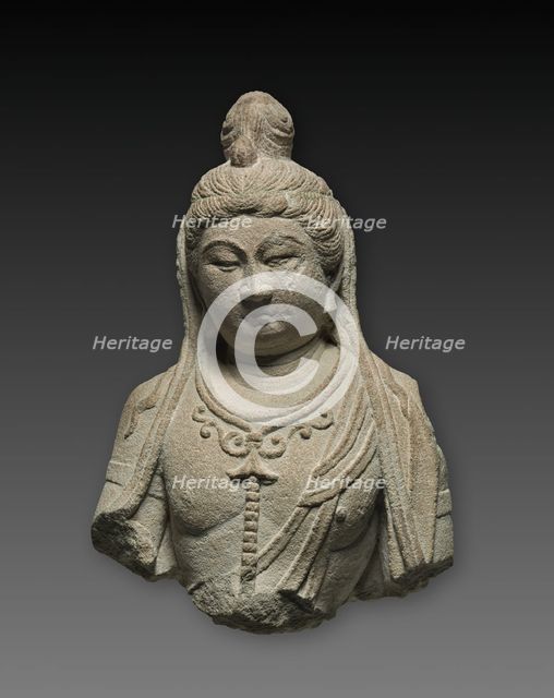 Bodhisattva, early 700s. Creator: Unknown.