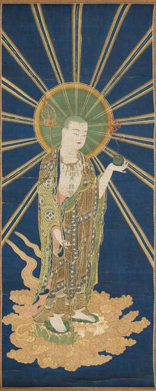 Bodhisattva Ksitigarbha, 18th century. Creator: Anonymous