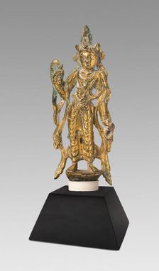 Bodhisattva in "Thrice Bent" Pose (Tribhanga), Sui or early Tang dynasty, early 7th century. Creator: Unknown