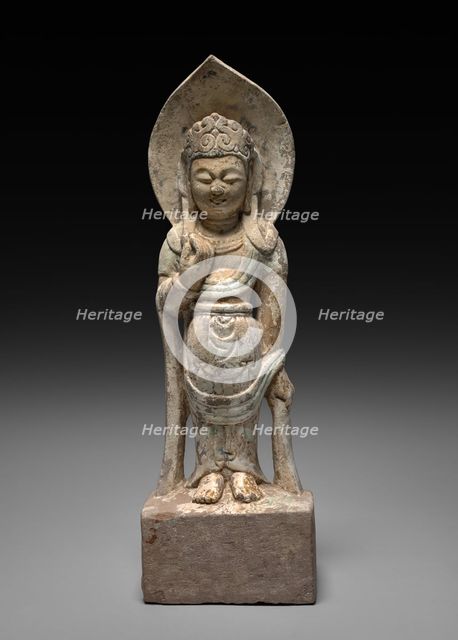 Bodhisattva, late 6th - early 7th Century. Creator: Unknown.