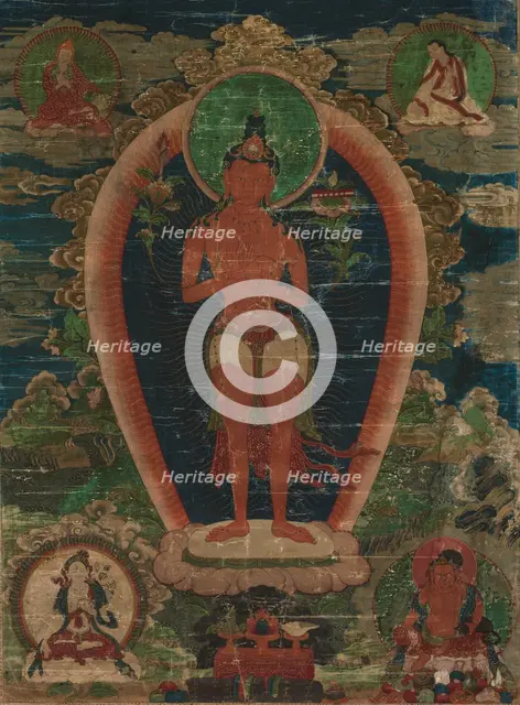 Bodhisattva Padmapani, early 1700s. Creator: Unknown.