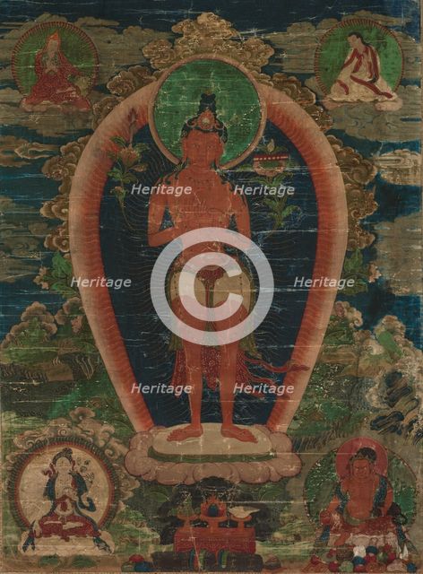Bodhisattva Padmapani, early 1700s. Creator: Unknown.